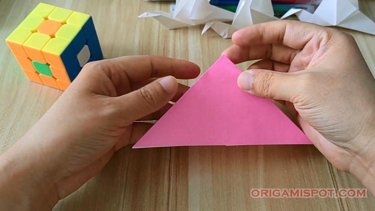 How to fold an origami crane?