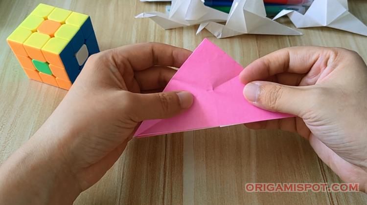 How to fold an origami crane?