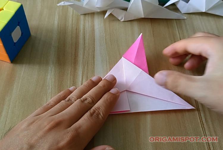 How to fold an origami crane?